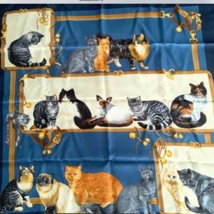 Brooks Brothers 100% silk scarf, beautiful like new!